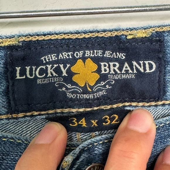 Lucky Brand Men's Straight Leg 181 Jean in OL Aeromarine- Sz 34x32 - Picture 5 of 12